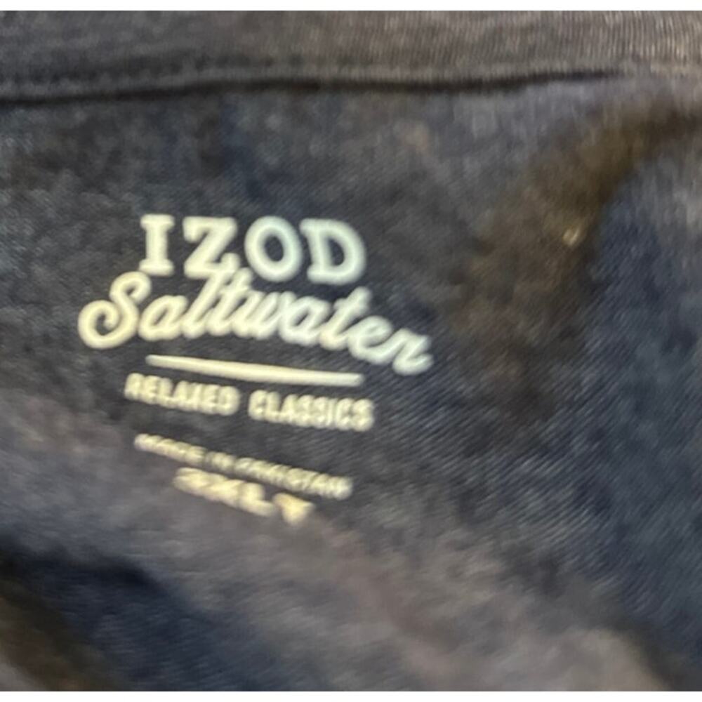 IZOD Saltwater Brew & Drink Social Club Graphic Long Sleeve Tee, Men's 3XLT, NWT - Picture 6 of 6